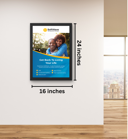 16" x 24" Poster: Get Back to Living (Design 2)