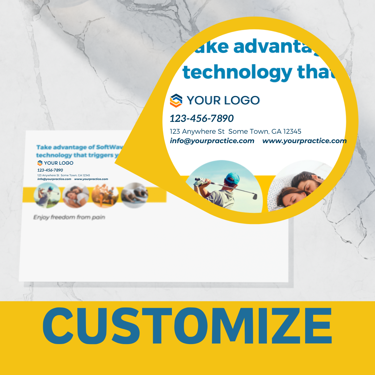 4" x 6" Customizable SoftWave Postcard: "Now Offering"