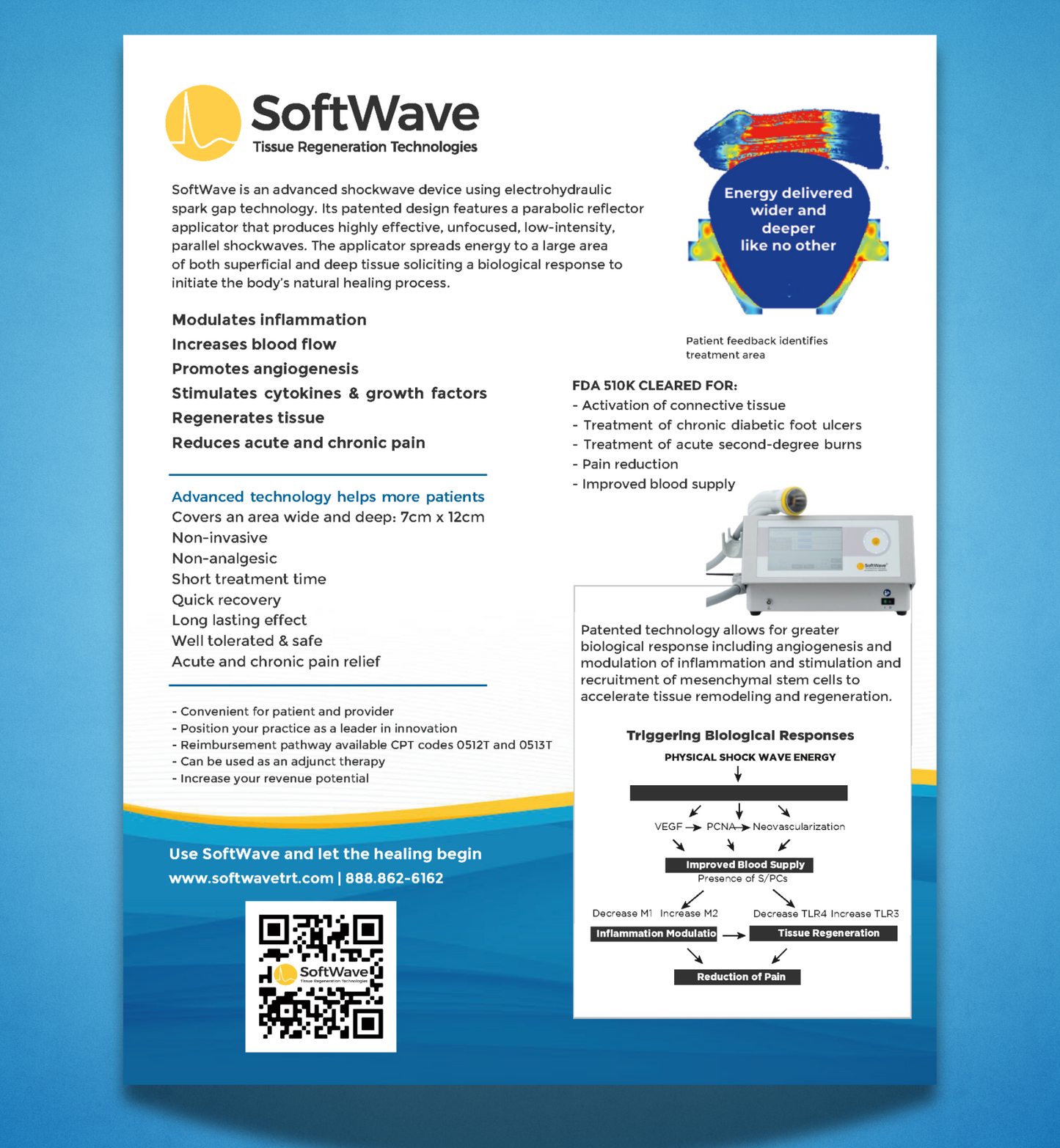 8.5" x 11" SoftWave Flyer: Informational Design 2