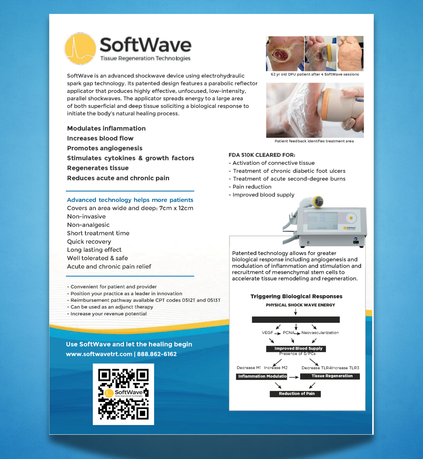 8.5" x 11" SoftWave Flyer: Informational Design 3