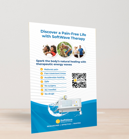 11" x 17" Easel-Back Poster: Discover a Pain-Free Life