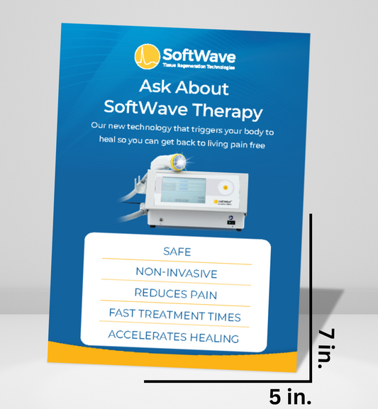 7" x 5" SoftWave Postcard: Ask About SoftWave Technology (Design 1)