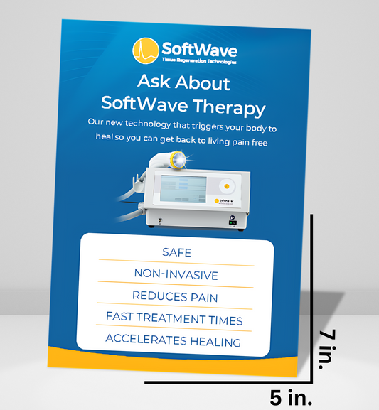 7" x 5" SoftWave Postcard: Ask About SoftWave Technology (Design 5)