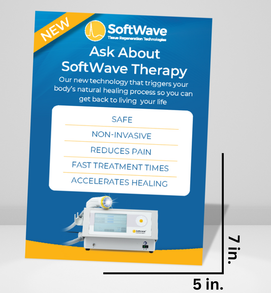 7" x 5" SoftWave Postcard: Ask About SoftWave Technology (Design 6)