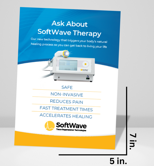 7" x 5" SoftWave Postcard: Ask About SoftWave Technology (Design 7)