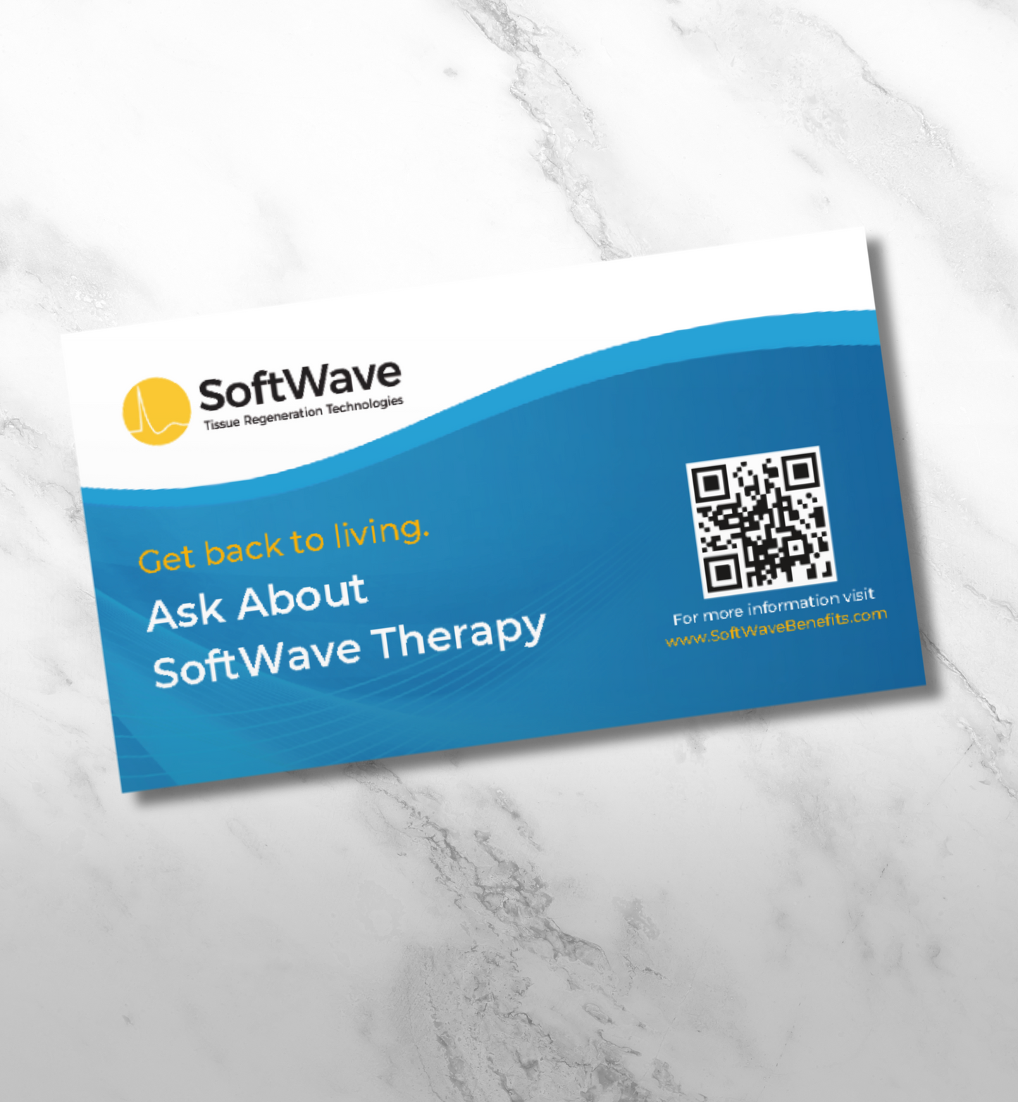 SoftWave Business Card: Get Back to Living