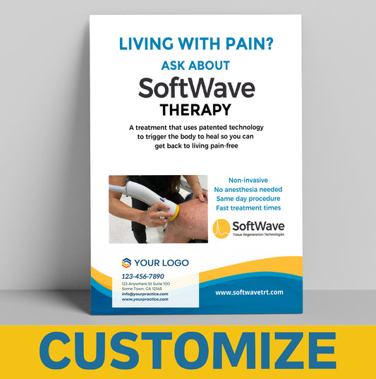 8.5" x 11" Custom Pain Management Softwave Flyer One sided