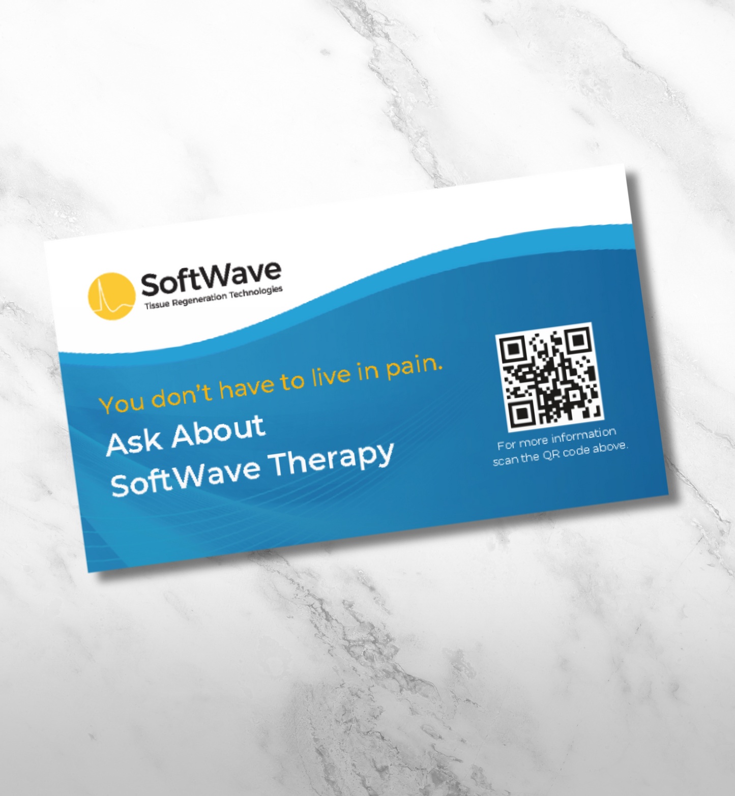 SoftWave Business Card: You Don't Have to Live in Pain