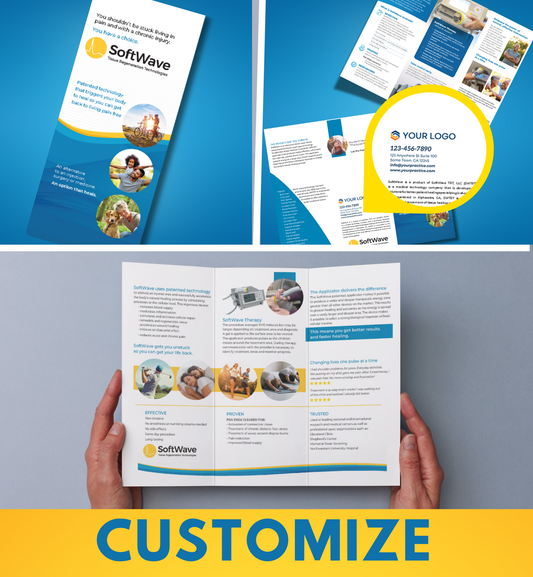 8.5" x 11" Custom SoftWave Trifold Brochure: You Have a Choice